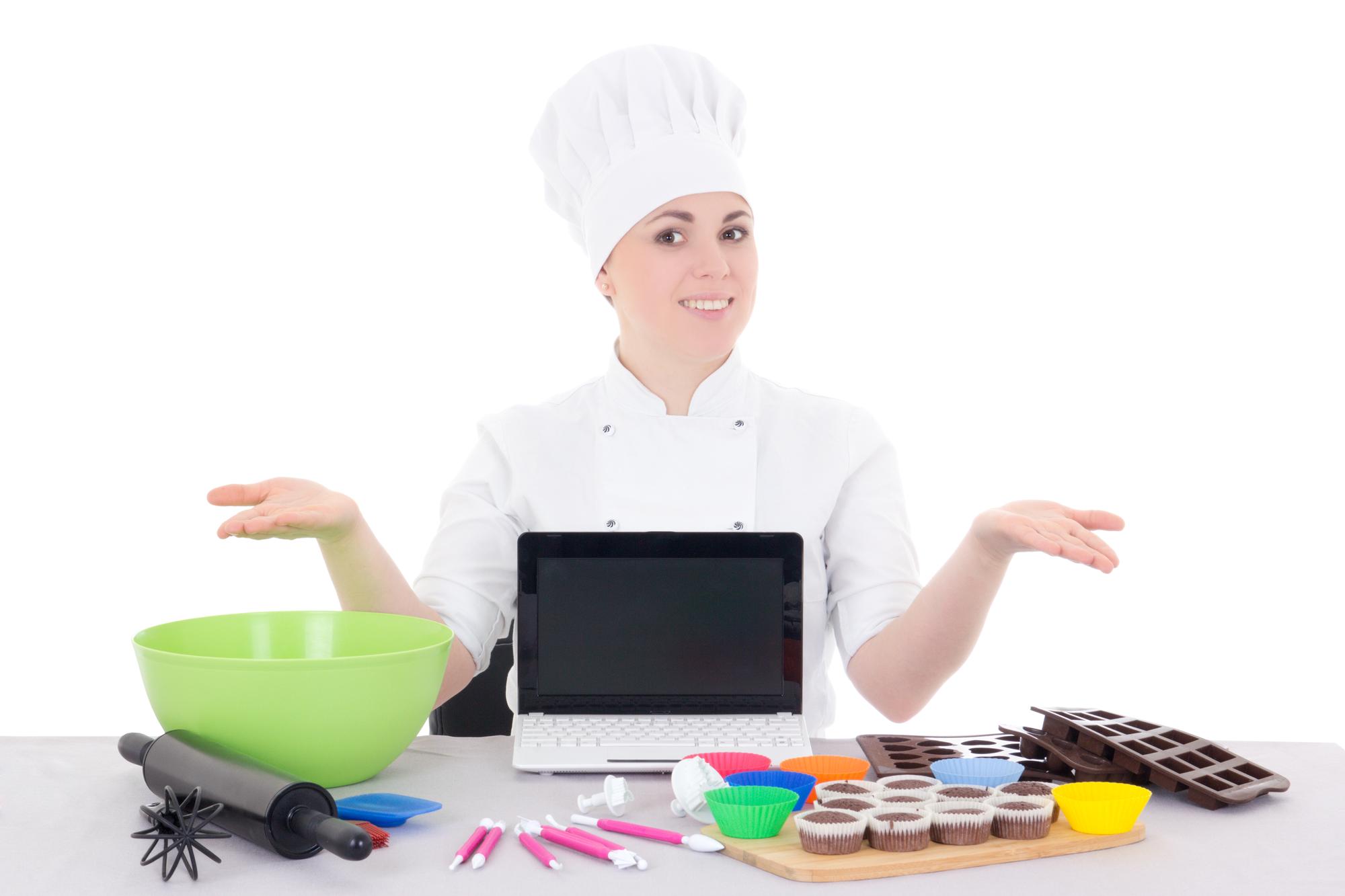 Chef durante una live